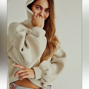 Free People “Nebraska” Fleece Hoodie